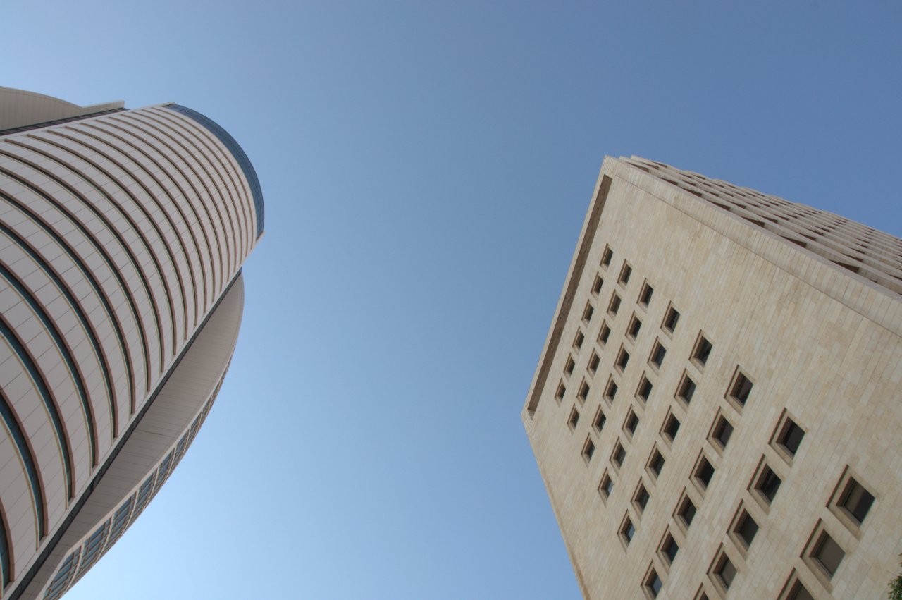 Israeli government and court area in Haifa